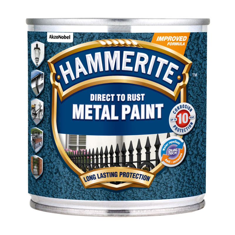 HAMMERITE HAMMERED FINISH (Lovitură de ciocan) – vopsea pentru metal