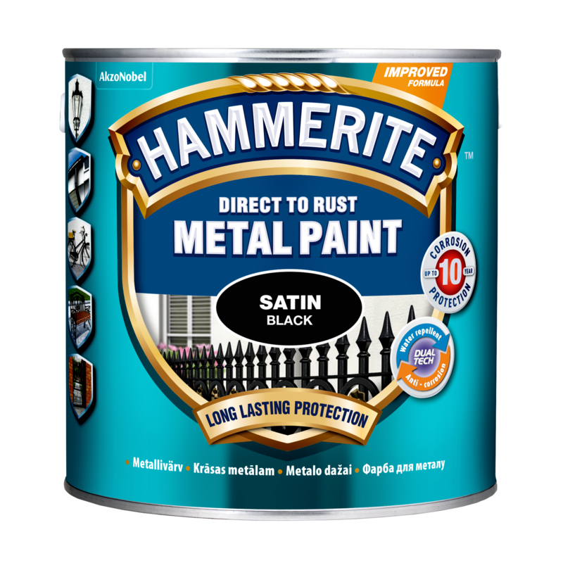 HAMMERITE SATIN FINISH (Satinat) – vopsea pentru metal