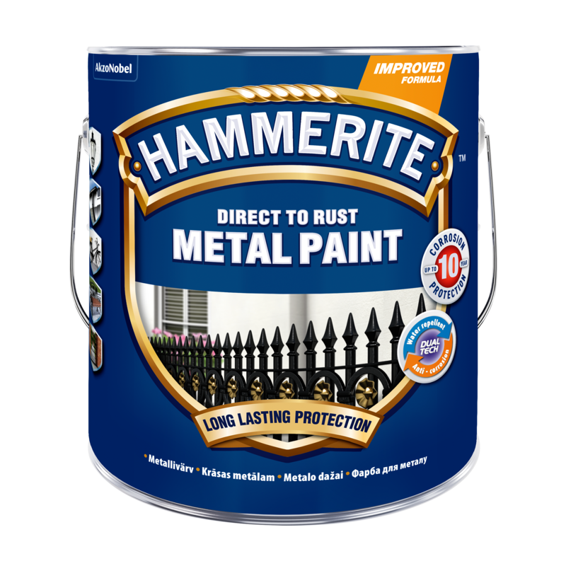 HAMMERITE SMOOTH FINISH (netedă) – vopsea pentru metal
