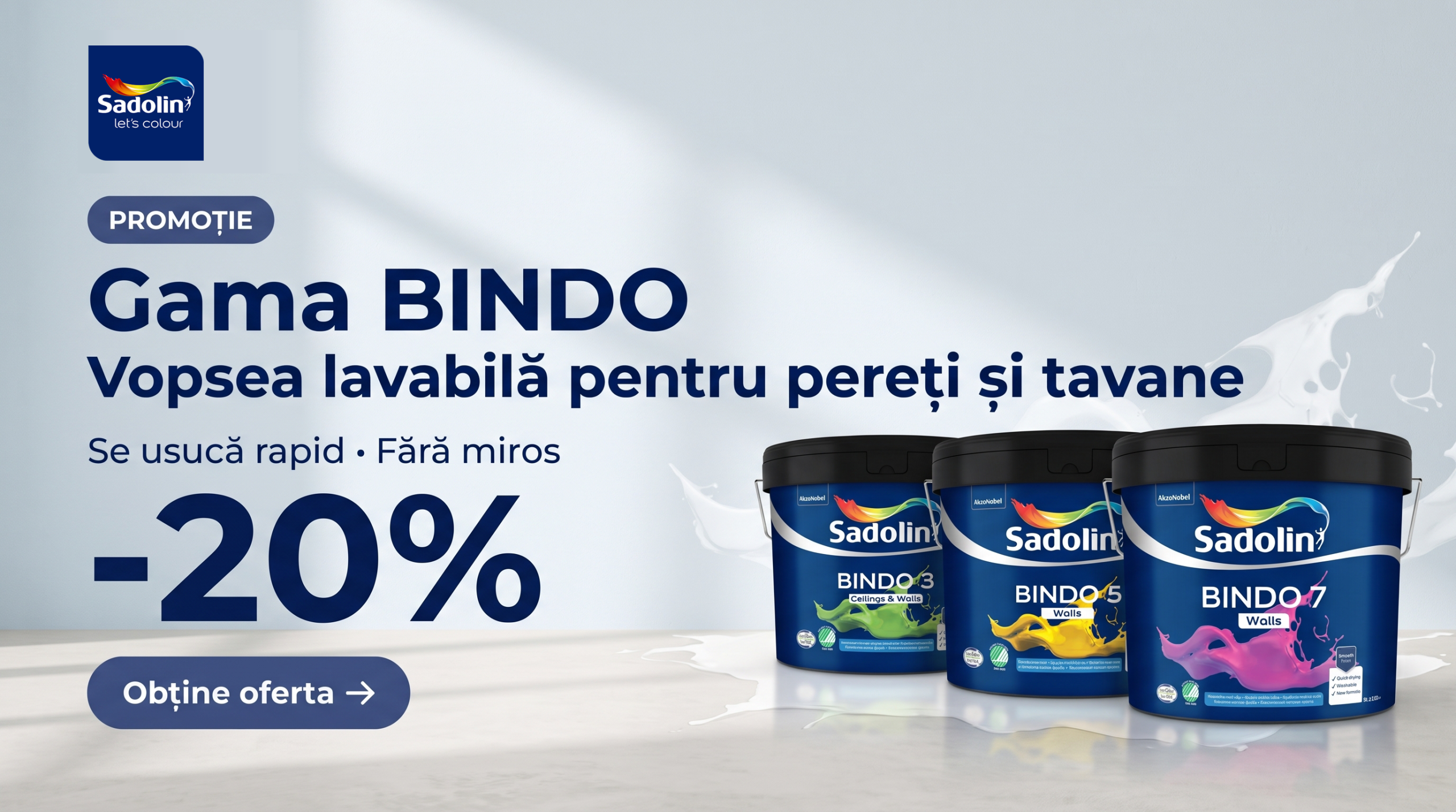 Reducere gama BINDO
